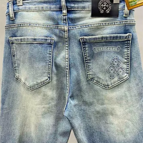 Replica Chrome Hearts Jeans For Men #1282271 $48.00 USD for Wholesale