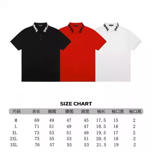 Replica Dolce & Gabbana D&G T-Shirts Short Sleeved For Men #1282544 $38.00 USD for Wholesale