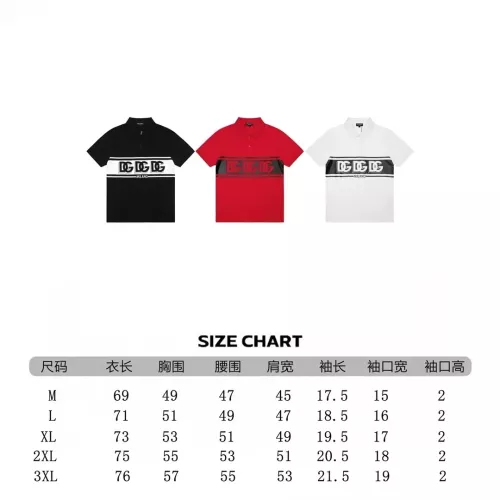 Replica Dolce & Gabbana D&G T-Shirts Short Sleeved For Men #1282549 $39.00 USD for Wholesale