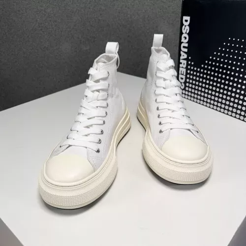 Replica Dsquared High Tops Shoes For Men #1282982 $105.00 USD for Wholesale