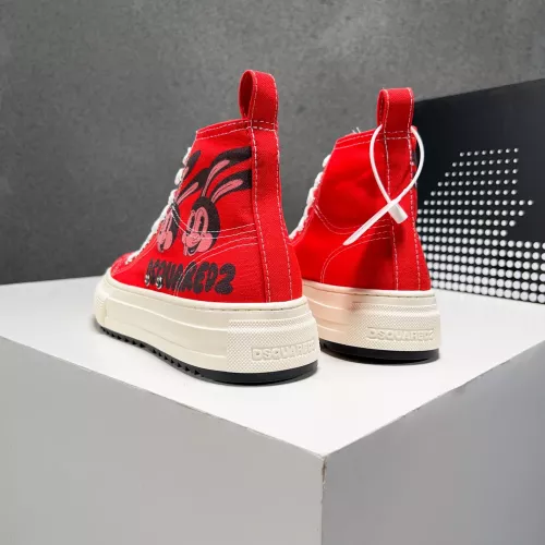 Replica Dsquared High Tops Shoes For Men #1282991 $105.00 USD for Wholesale