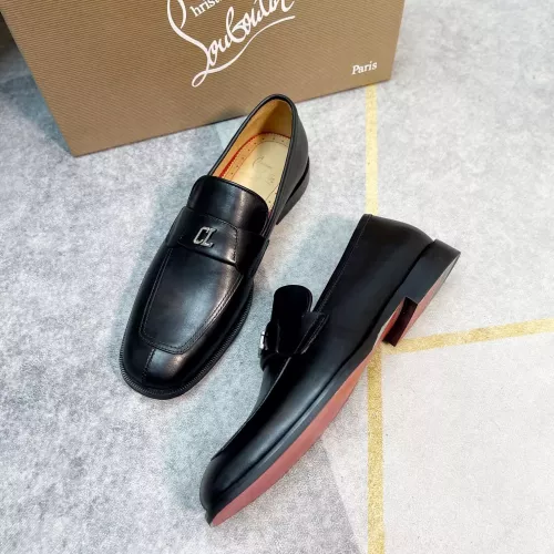 Replica Christian Louboutin Leather Shoes For Men #1283641 $108.00 USD for Wholesale