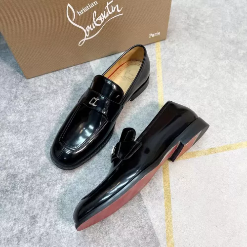 Replica Christian Louboutin Leather Shoes For Men #1283643 $108.00 USD for Wholesale