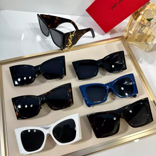 Replica Yves Saint Laurent YSL AAA Quality Sunglasses #1283876 $64.00 USD for Wholesale