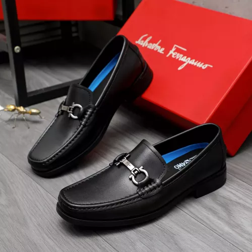 Salvatore Ferragamo Leather Shoes For Men #1284695, $88.00 USD, [ITEM#1284695], Salvatore Ferragamo Leather Shoes