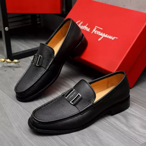 Salvatore Ferragamo Leather Shoes For Men #1284697, $100.00 USD, [ITEM#1284697], Salvatore Ferragamo Leather Shoes