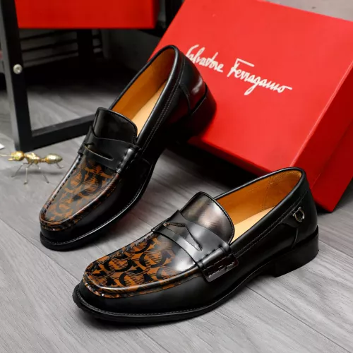 Salvatore Ferragamo Leather Shoes For Men #1284699