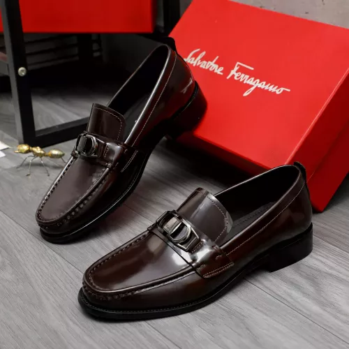 Salvatore Ferragamo Leather Shoes For Men #1284701