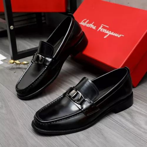 Salvatore Ferragamo Leather Shoes For Men #1284702