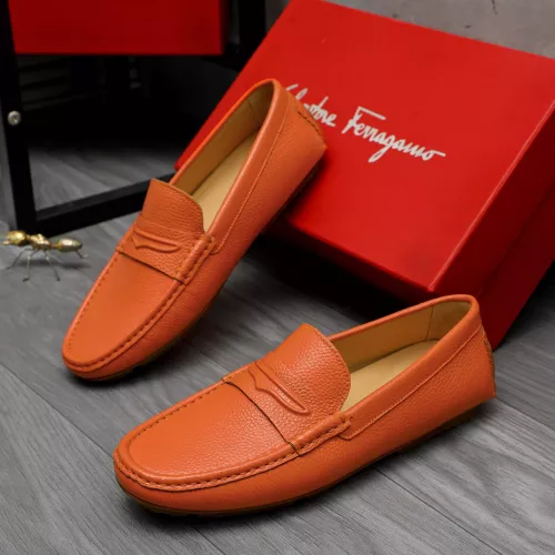 Salvatore Ferragamo Leather Shoes For Men #1284738