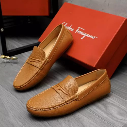 Salvatore Ferragamo Leather Shoes For Men #1284739