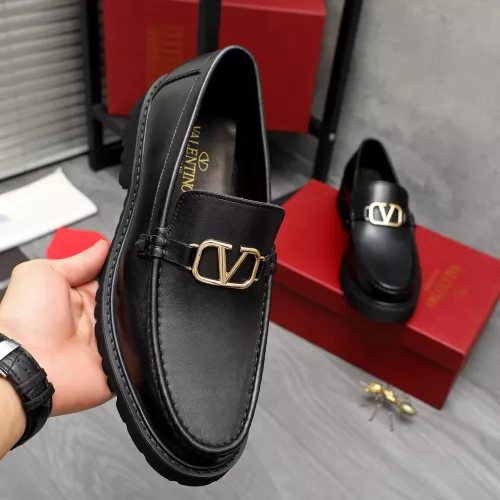 Replica Valentino Leather Shoes For Men #1284760 $82.00 USD for Wholesale