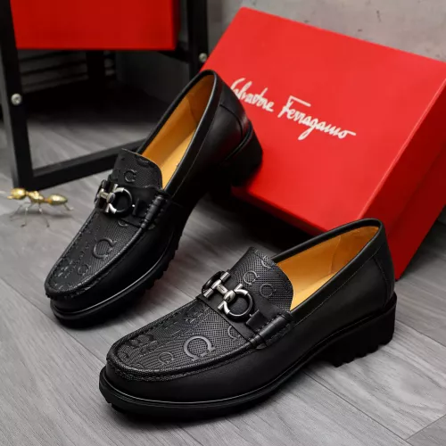 Salvatore Ferragamo Leather Shoes For Men #1284768