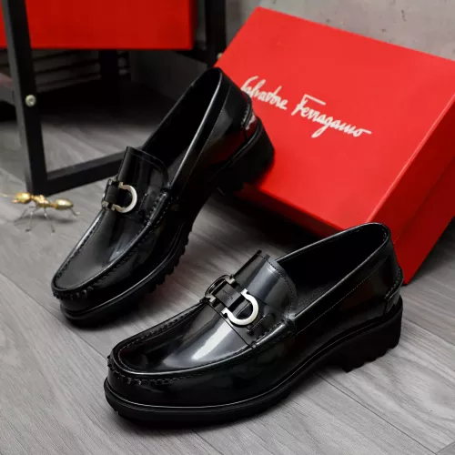 Salvatore Ferragamo Leather Shoes For Men #1284769