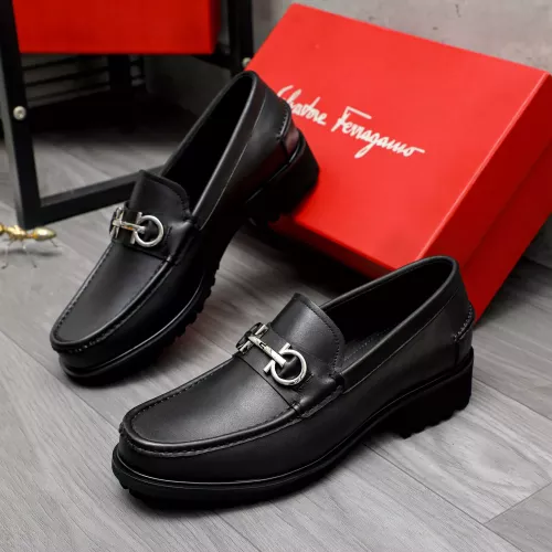 Salvatore Ferragamo Leather Shoes For Men #1284771