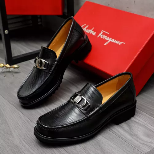 Salvatore Ferragamo Leather Shoes For Men #1284774