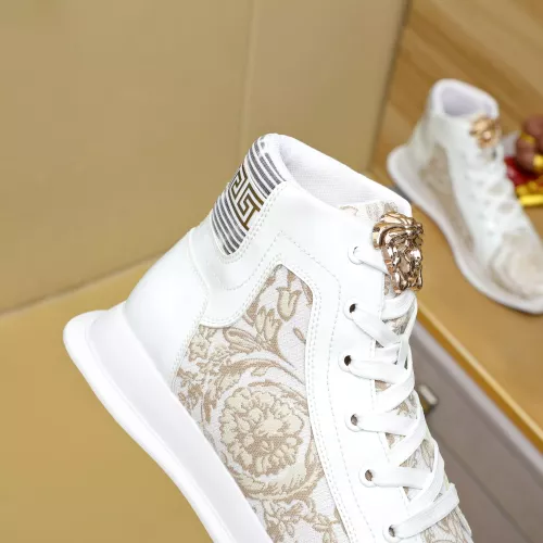 Replica Versace High Tops Shoes For Men #1285283 $76.00 USD for Wholesale