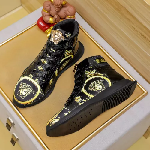 Replica Versace High Tops Shoes For Men #1285289 $76.00 USD for Wholesale