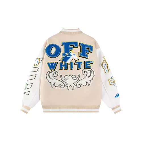 Replica Off-White Jackets Long Sleeved For Unisex #1285769 $80.00 USD for Wholesale