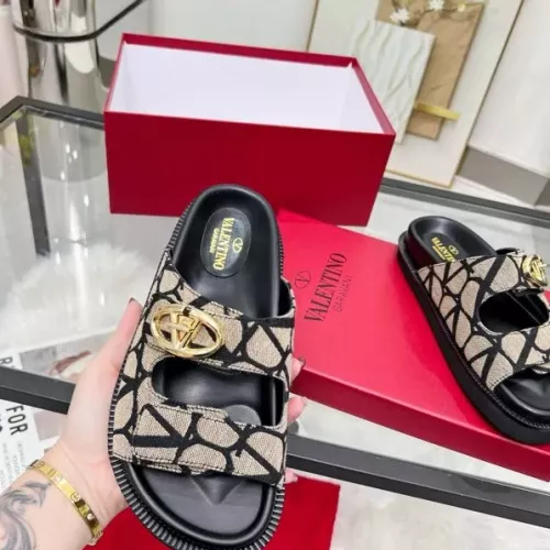 Replica Valentino Slippers For Women #1285802 $85.00 USD for Wholesale