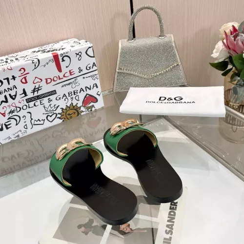 Replica Dolce & Gabbana D&G Slippers For Women #1285858 $68.00 USD for Wholesale