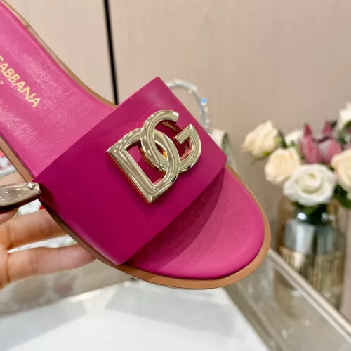 Replica Dolce & Gabbana D&G Slippers For Women #1285865 $72.00 USD for Wholesale