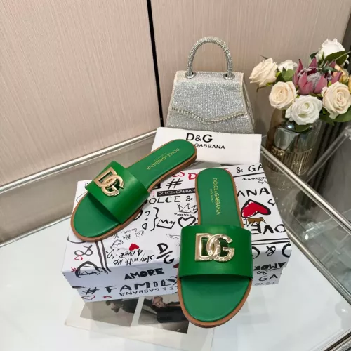 Replica Dolce & Gabbana D&G Slippers For Women #1285869 $72.00 USD for Wholesale