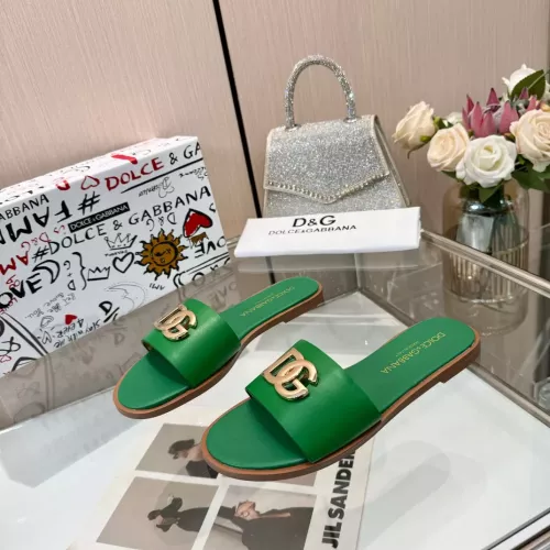 Replica Dolce & Gabbana D&G Slippers For Women #1285869 $72.00 USD for Wholesale