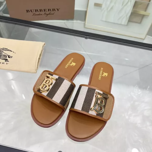 Replica Burberry Slippers For Women #1285893 $85.00 USD for Wholesale