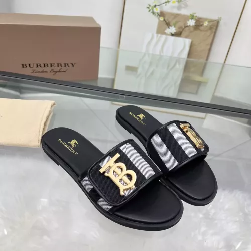 Replica Burberry Slippers For Women #1285898 $85.00 USD for Wholesale