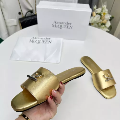 Replica Alexander McQueen Slippers For Women #1285905 $72.00 USD for Wholesale