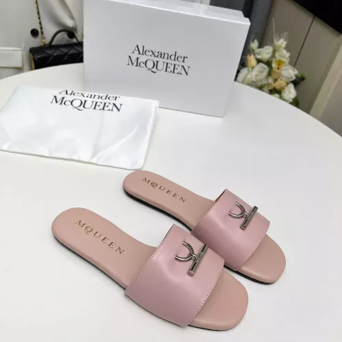 Replica Alexander McQueen Slippers For Women #1285908 $72.00 USD for Wholesale