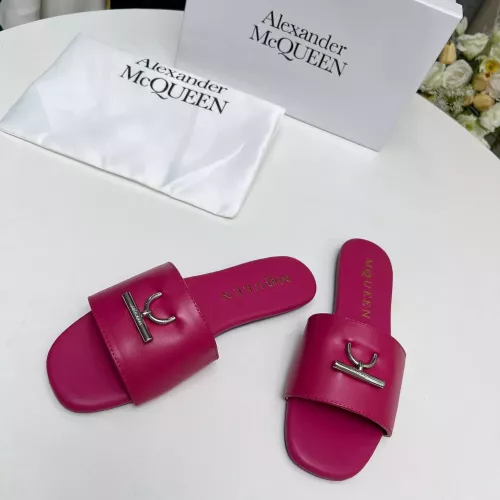 Replica Alexander McQueen Slippers For Women #1285910 $72.00 USD for Wholesale