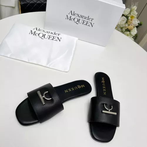 Replica Alexander McQueen Slippers For Women #1285913 $72.00 USD for Wholesale