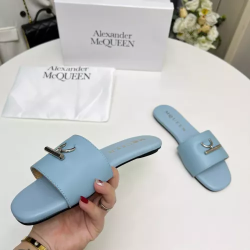 Replica Alexander McQueen Slippers For Women #1285914 $72.00 USD for Wholesale