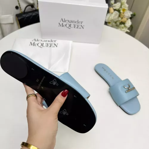 Replica Alexander McQueen Slippers For Women #1285914 $72.00 USD for Wholesale