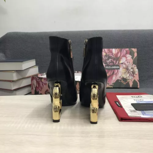 Replica Dolce & Gabbana D&G Boots For Women #1286156 $160.00 USD for Wholesale