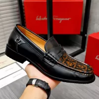 $100.00 USD Salvatore Ferragamo Leather Shoes For Men #1284699