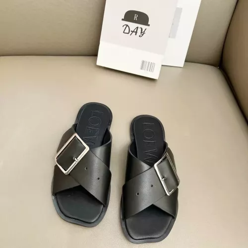 Replica LOEWE Slippers For Women #1286249 $76.00 USD for Wholesale