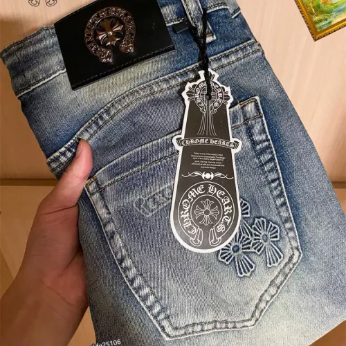 Replica Chrome Hearts Jeans For Men #1286316 $48.00 USD for Wholesale