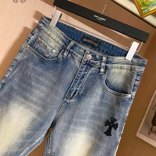 Replica Chrome Hearts Jeans For Men #1286316 $48.00 USD for Wholesale