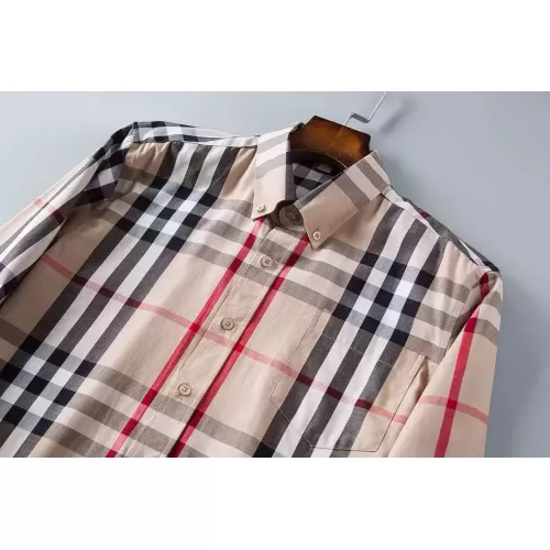 Replica Burberry Shirts Long Sleeved For Men #1286684 $42.00 USD for Wholesale