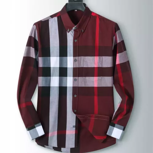 Burberry Shirts Long Sleeved For Men #1286686