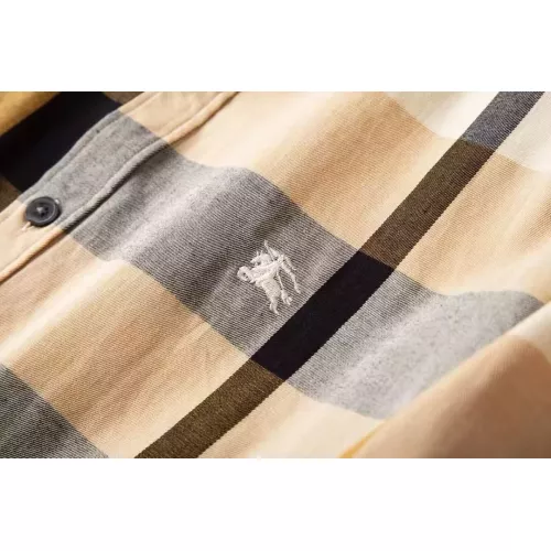 Replica Burberry Shirts Long Sleeved For Men #1286687 $42.00 USD for Wholesale