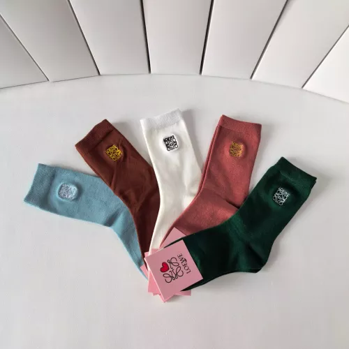 Replica LOEWE Socks #1287313 $29.00 USD for Wholesale