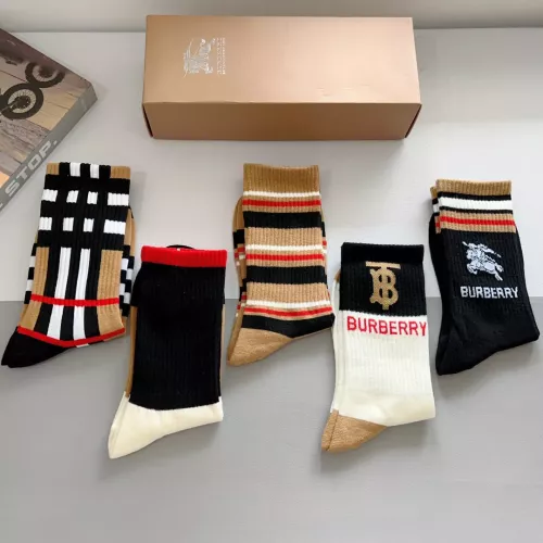 Replica Burberry Socks #1287644 $29.00 USD for Wholesale