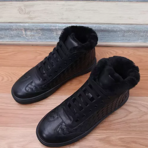 Replica Bottega Veneta BV High Tops Shoes For Men #1289222 $122.00 USD for Wholesale