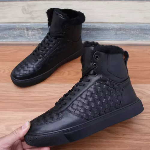 Replica Bottega Veneta BV High Tops Shoes For Men #1289224 $122.00 USD for Wholesale