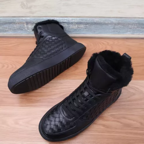 Replica Bottega Veneta BV High Tops Shoes For Men #1289224 $122.00 USD for Wholesale