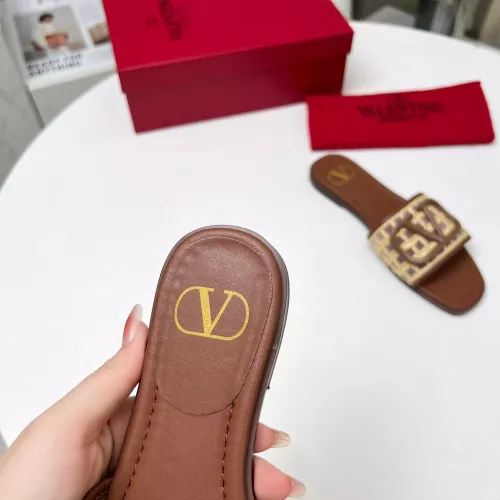 Replica Valentino Slippers For Women #1289276 $82.00 USD for Wholesale